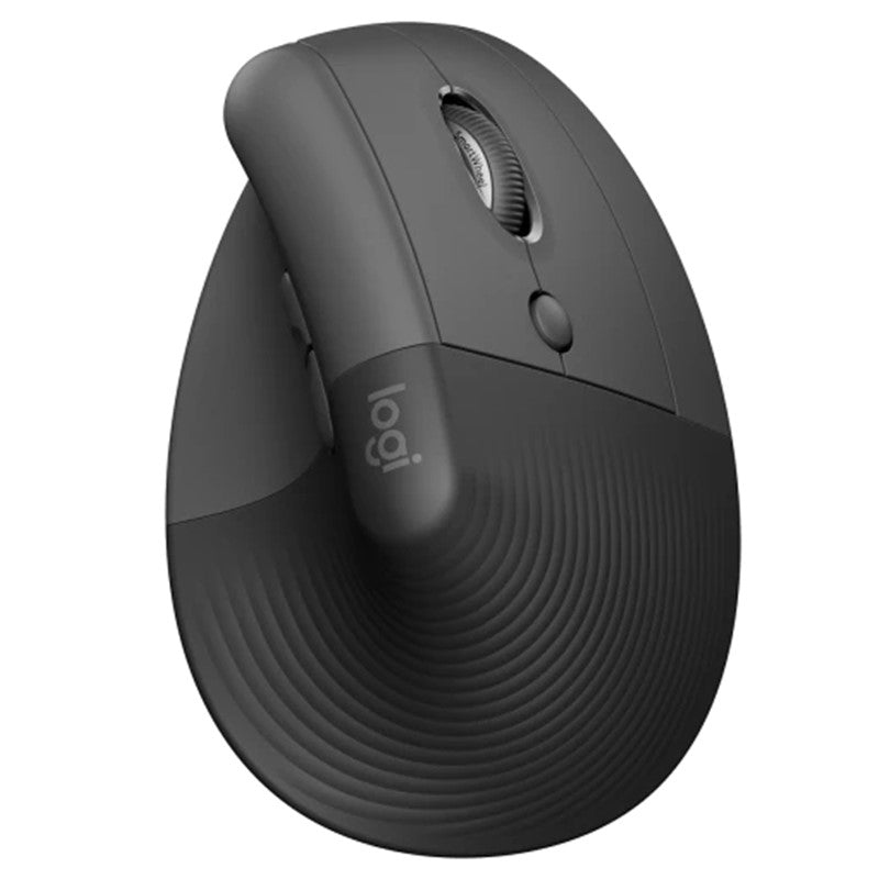 Logitech Lift Vertical Ergonomic W/L & BT Mouse - Graphite Logitech Lift Vertical Ergonomic W/L & BT Mouse - Graphite